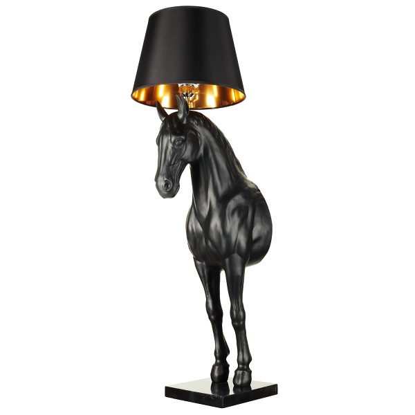 Lampa podłogowa KOŃ L / HORSE czarna 185 cm - Step Into Design