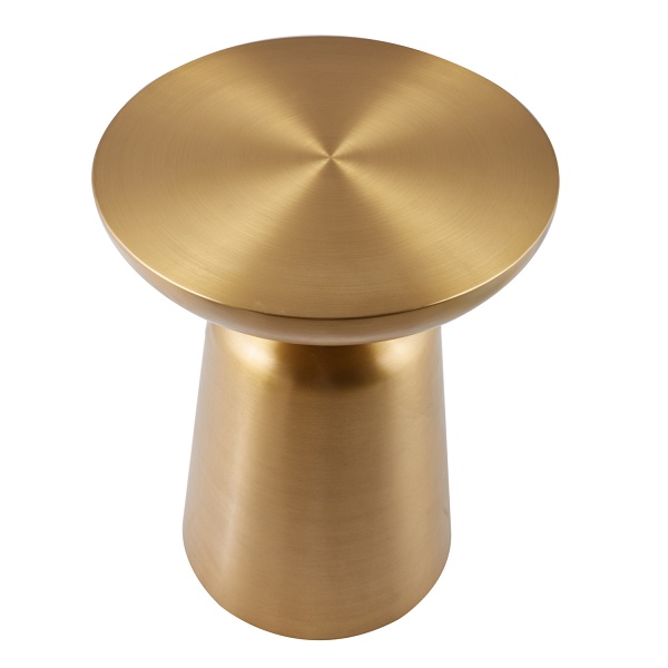 Stolik kawowy TOTEM złoty mosiądz 60 cm Step Into Design