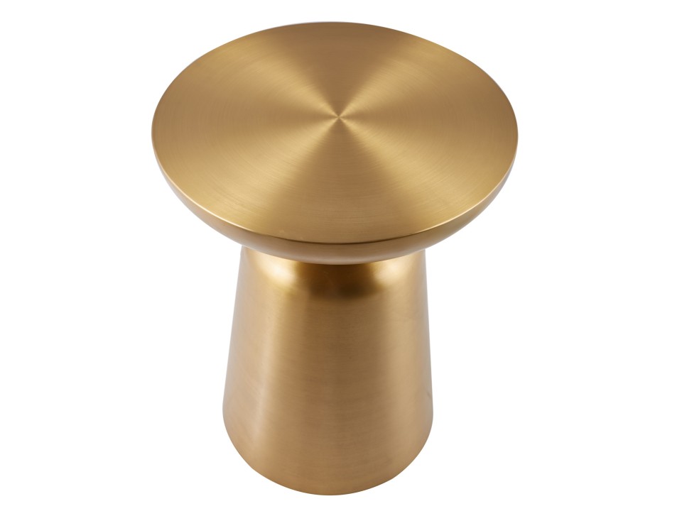 Stolik kawowy TOTEM złoty mosiądz 60 cm Step Into Design