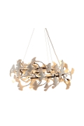 Lampa wisząca BOTANIKA 80 cm -czarna, G9, regulowana, designerska - Step Into Design