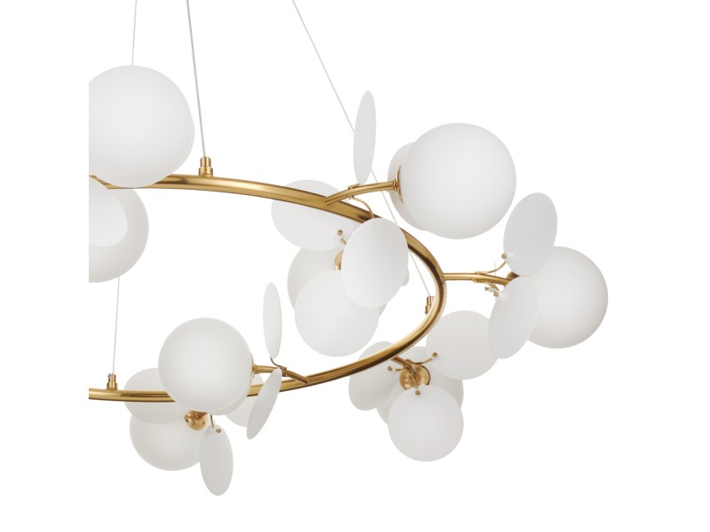 Lampa wisząca CHIC złoto biała 105 cm Step Into Design