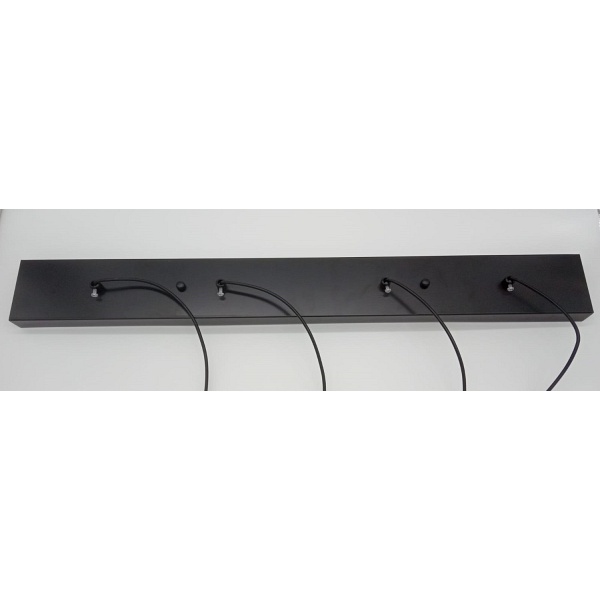 Lampa wisząca LINEA-4 LONG czarna 70 cm Step Into Design