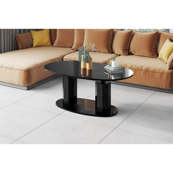 Ławostół rozkładany BARLETTA - Wariant Kolorystyczny: Czarny - Hubertus