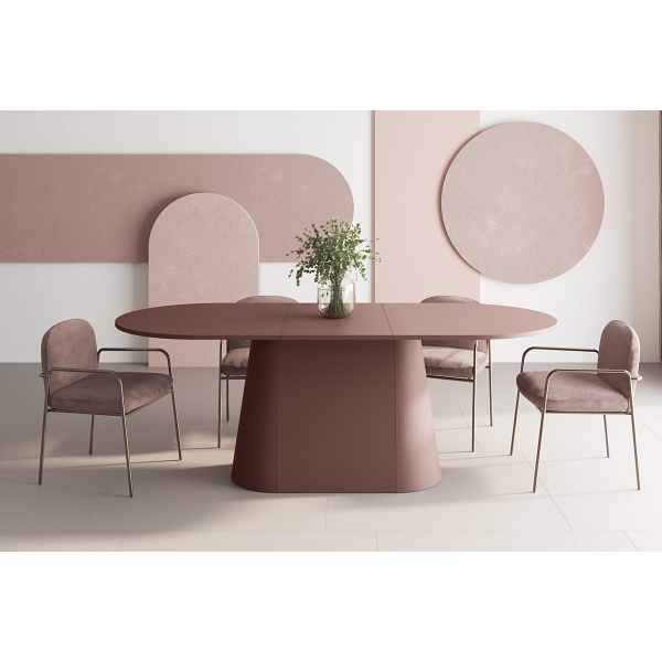 Stół rozkładany CAPITOLO - Wariant Kolorystyczny: Bordo MAT - Hubertus