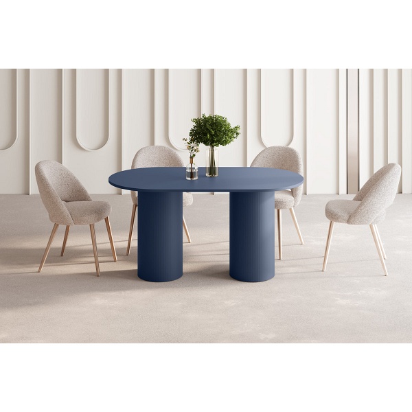 Stół ROSETO - Wariant Kolorystyczny: Granat MAT - Hubertus