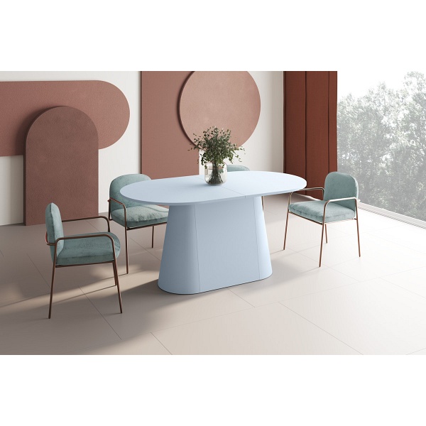 Stół rozkładany CAPITOLO - Wariant Kolorystyczny: Niebieski MAT - Hubertus