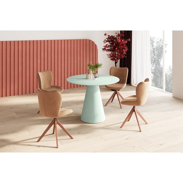 Stół PINETO - Wariant Kolorystyczny: Miętowy MAT - Hubertus