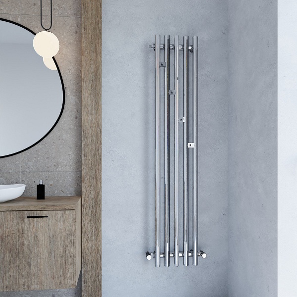 Grzejnik Aries 2 Chromowany Imers szer. 240 mm wys. 1200mm 335W