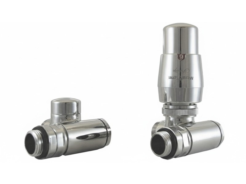 Zawory termostatyczne z trójnikiem chromowane - Imers