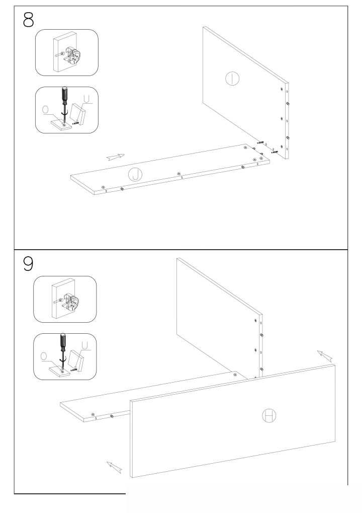 Instrukcja montażu biurka Tito