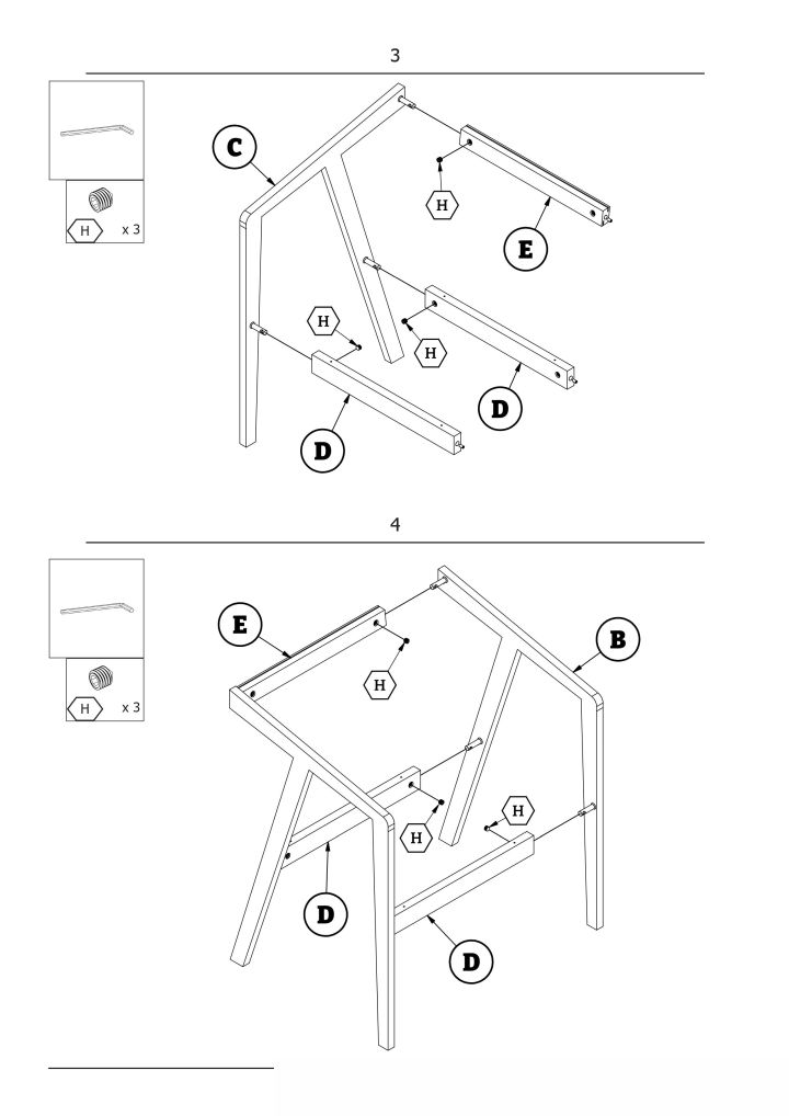 Instrukcja montażu krzesła Azul 2