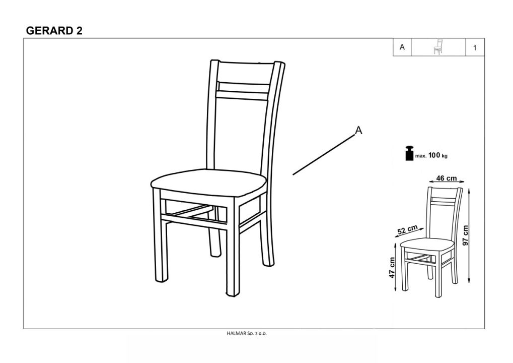 Instrukcja montażu krzesła GERARD2 23