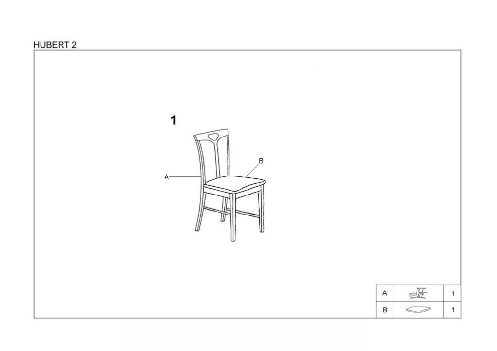 Instrukcja montażu krzesła HUBERT2