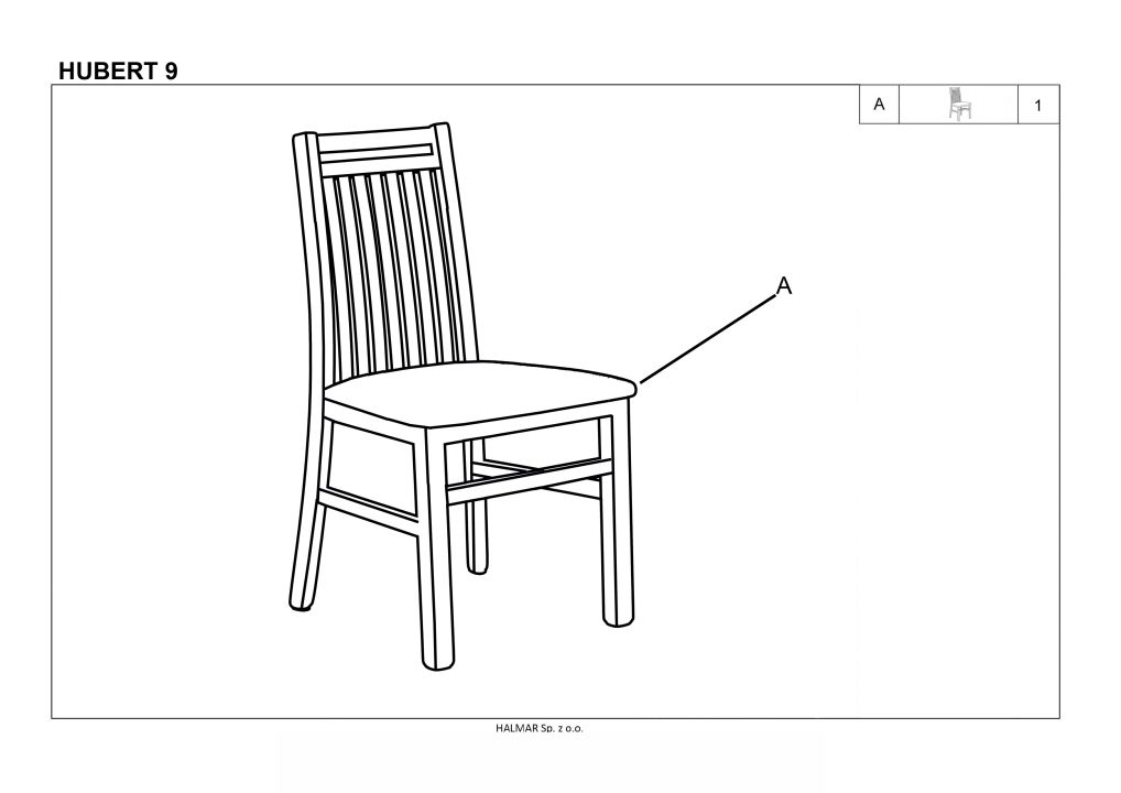 Instrukcja montażu krzesła HUBERT9 23