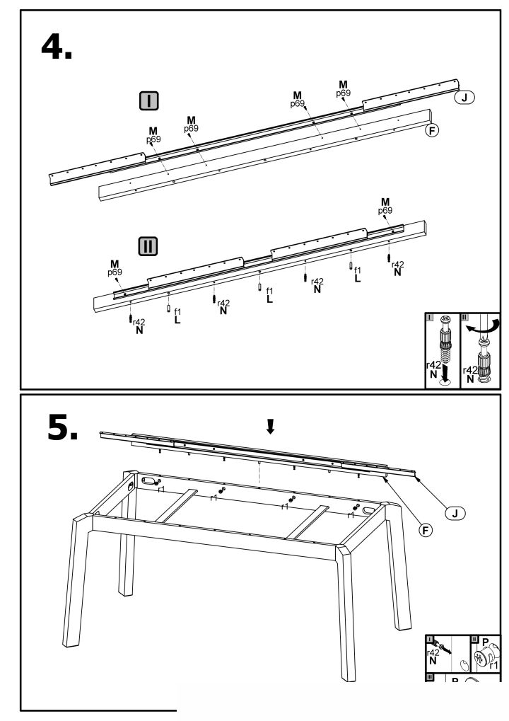 Instrukcja montażu krzesła Rois