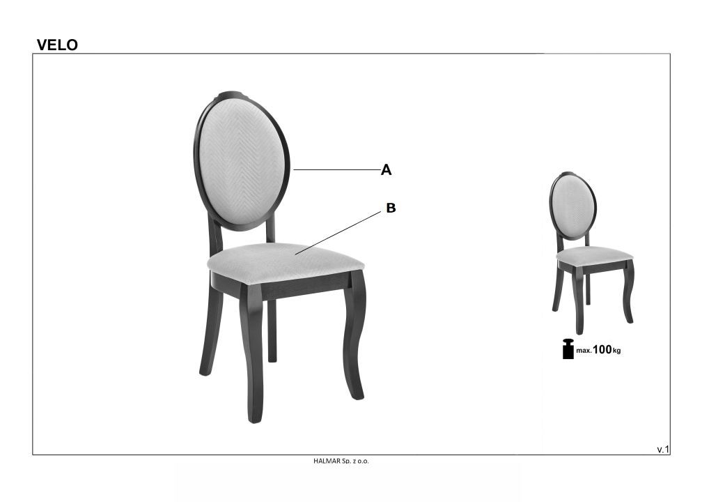 Instrukcja montażu krzesła Velo