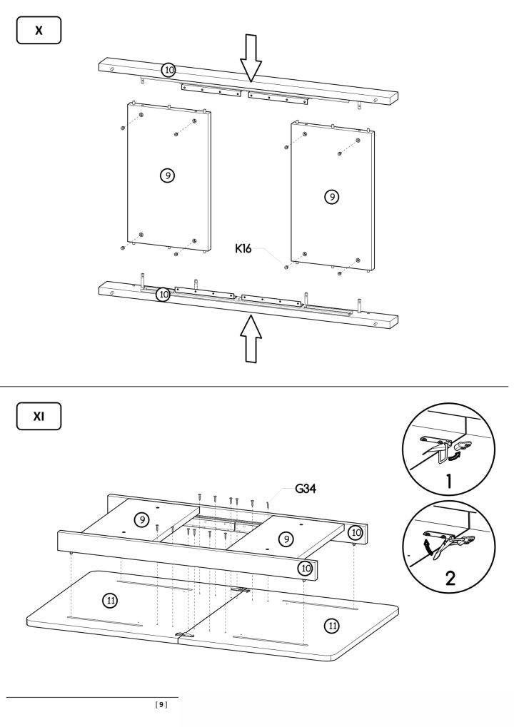 Instrukcja montażu ławy Busetti