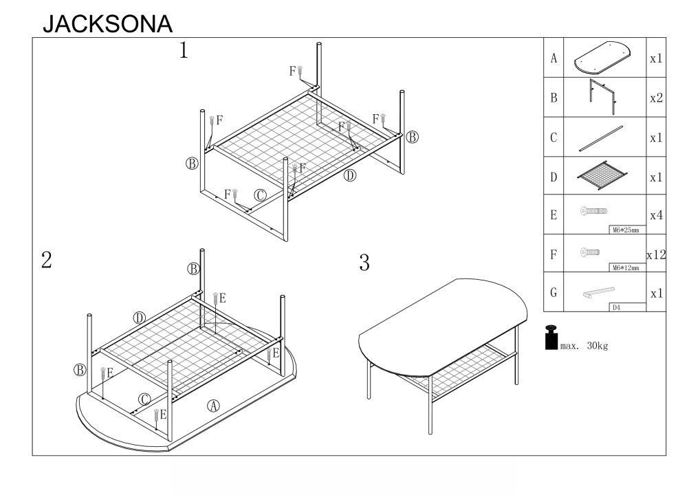 Instrukcja montażu ławy Jacksona