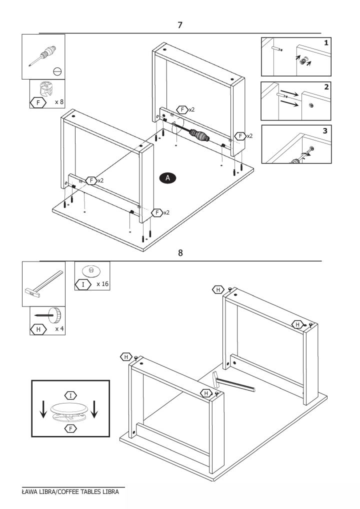 Instrukcja montażu ławy Libra