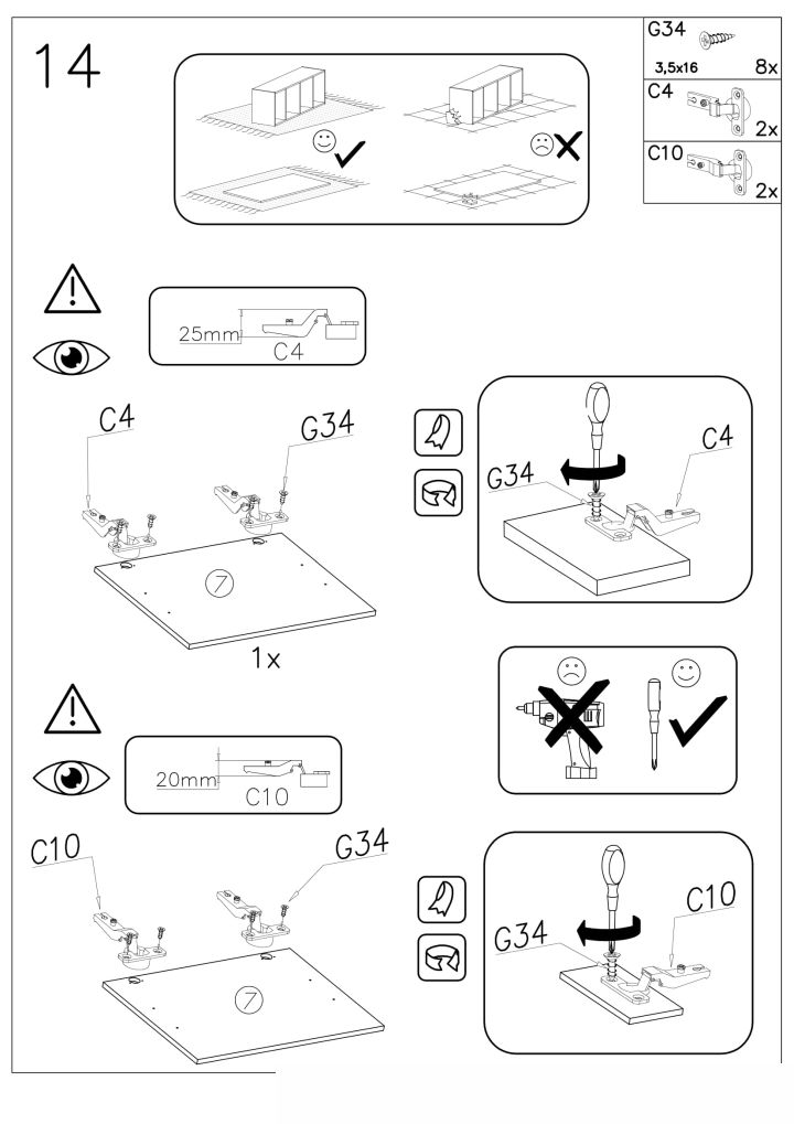 Instrukcja montażu ławy Raven Law 1