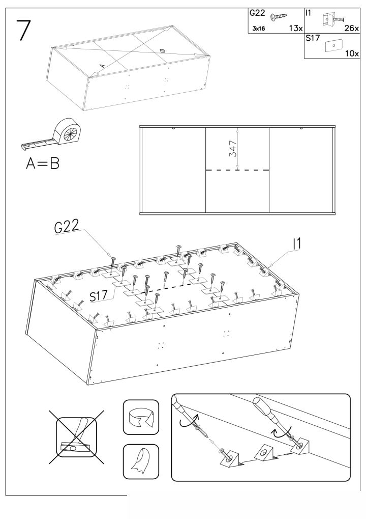 Instrukcja montażu ławy Raven Law 1