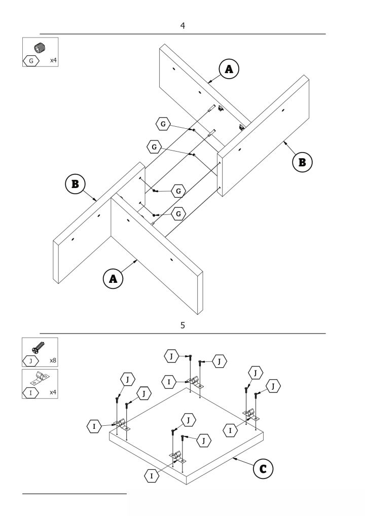 Instrukcja montażu ławy Sevilla