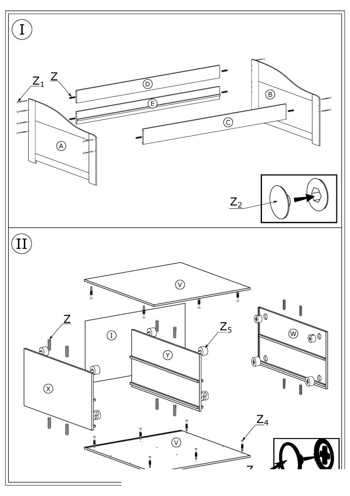 Instrukcja montażu łóżka Floro 2