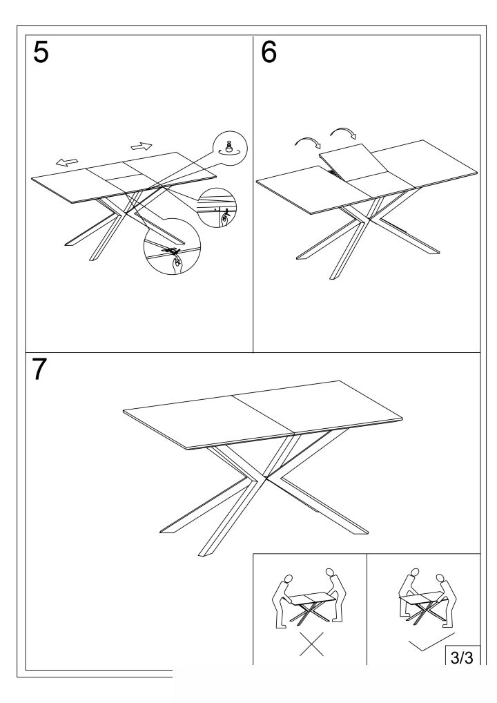 Instrukcja montażu stołu Legarto