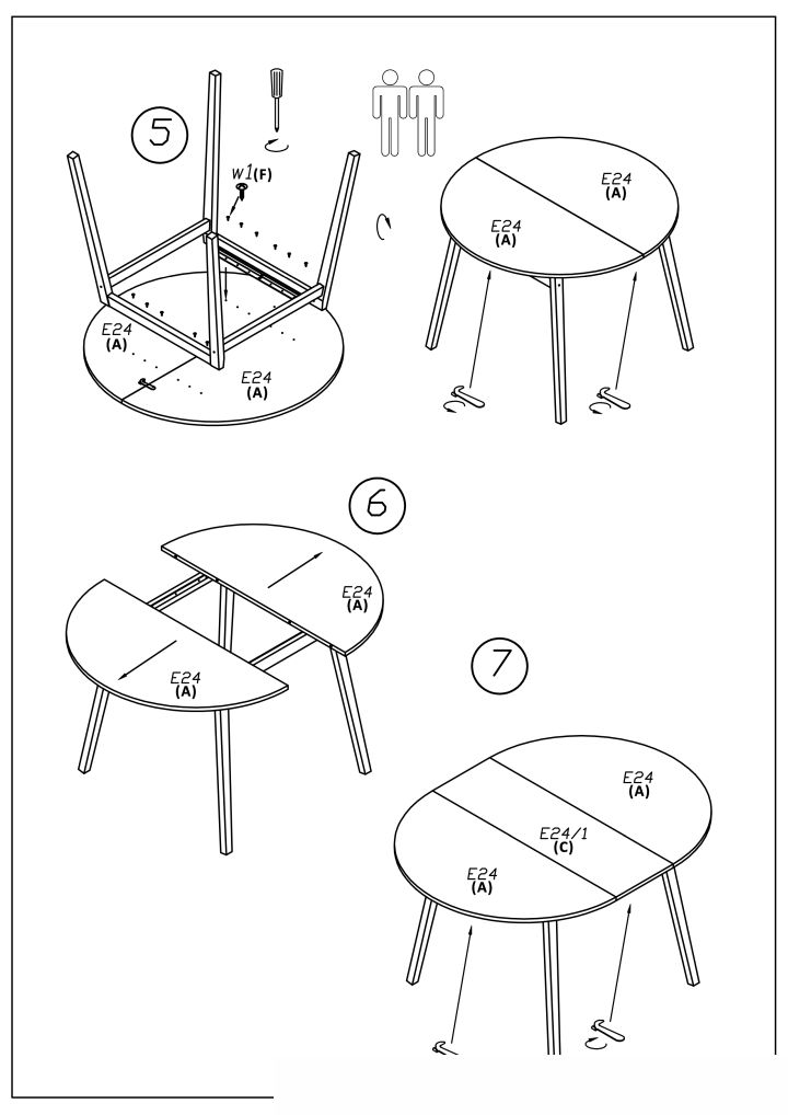 Instrukcja montażu stołu Ruben