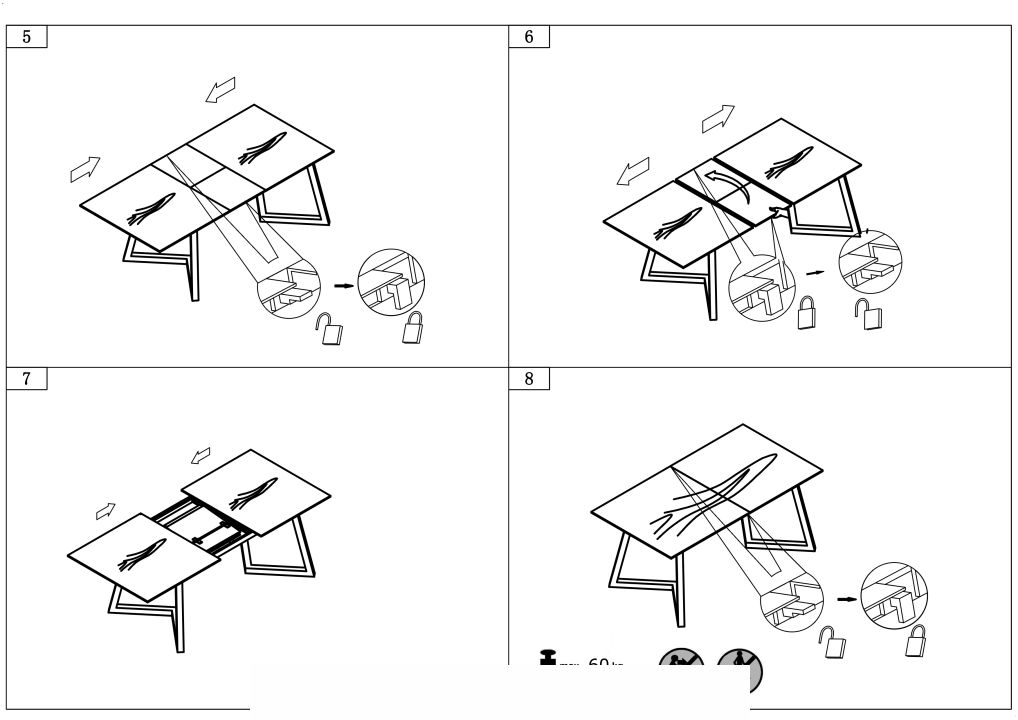 Instrukcja montażu stołu Tiziano