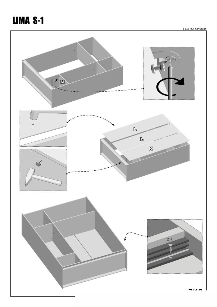 Instrukcja montażu szafki Lima ST2