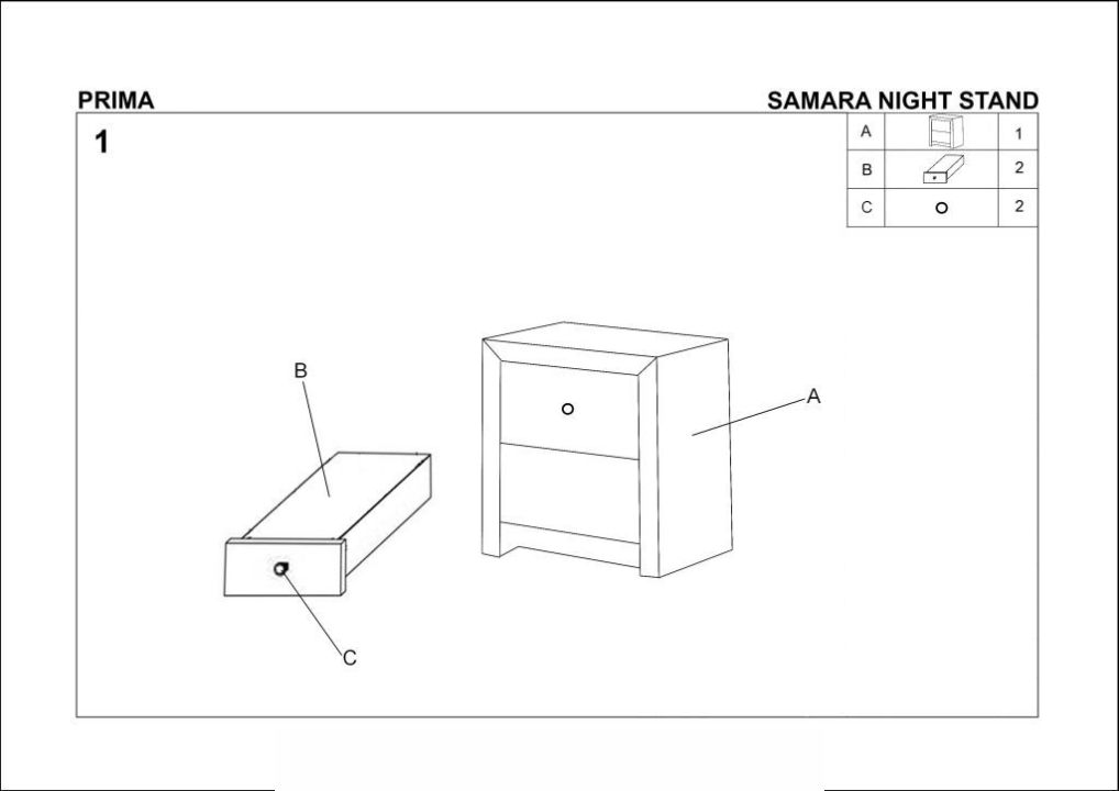 Instrukcja montażu szafki Prima 2