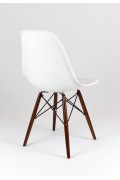 Sk Design Kr012 Białe Krzesło Wenge