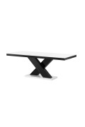 Stół Xenon biały / czarny rozkładany - Meble Hubertus