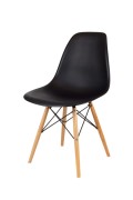 Sk Design Kr012 Czarne Krzesło Buk