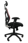 Fotel biurowy SPECTRUM HB NET czerwony - SitPlus