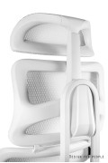 Fotel Ergotech biały / podstawa biała - Unique