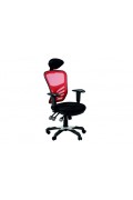Fotel biurowy Sprint czerwony - SitPlus