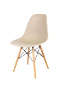 Sk Design Kr012 Beżowe Krzesło Buk