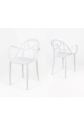 Sk Design Kr050 Białe Krzesło Polipropylenowe