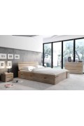 Łóżko drewniane bukowe z szufladami SPARTA Maxi & DR 120/200cm - Skandica