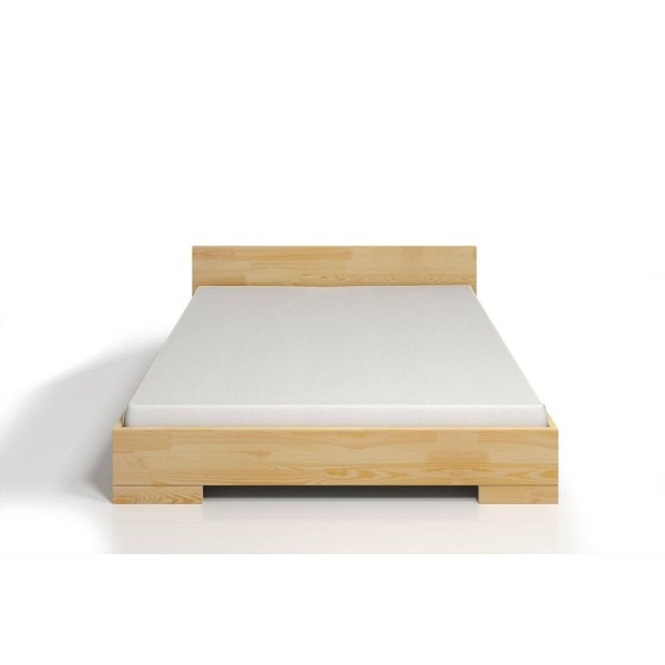 Łóżko drewniane sosnowe ze skrzynią na pościel Spectrum Maxi & ST - Skandica