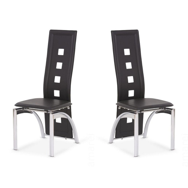 Dwa krzesła czarne - 3530