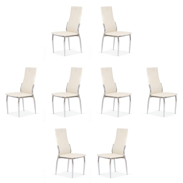 Osiem krzeseł waniliowych - 7890