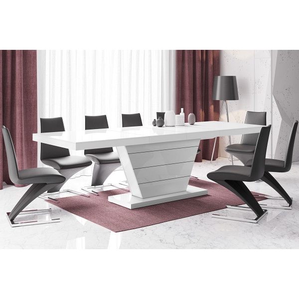 Stół Vega biały połysk - Hubertus Meble