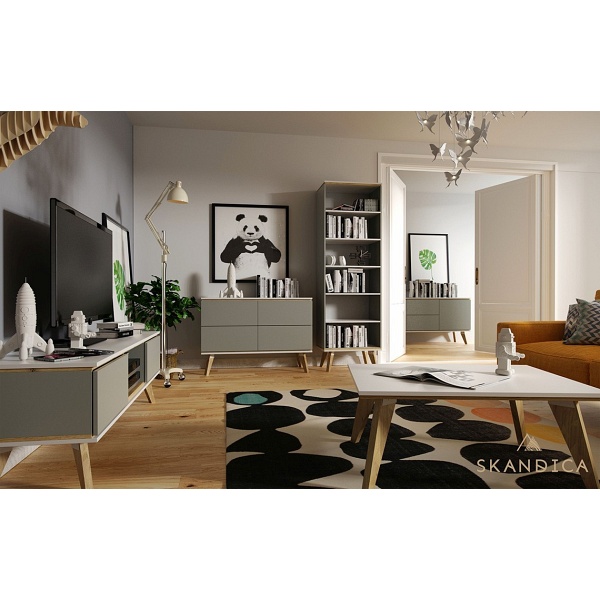 Komoda Jorgen 2+2 szary