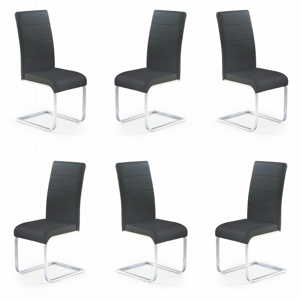 Sześć krzeseł czarnych - 1238