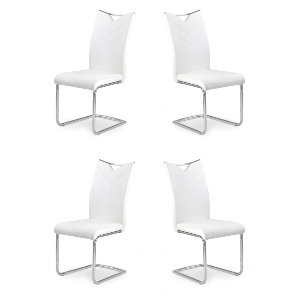 Cztery krzesła białe - 1517