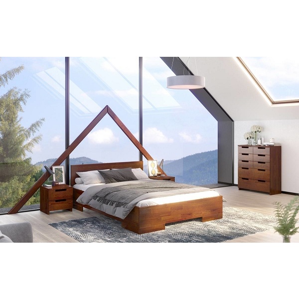 ŁÓŻKO DREWNIANE SOSNOWE SKANDICA SPECTRUM MAXI