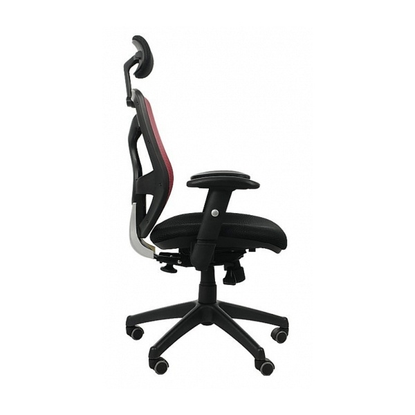 Fotel biurowy SPECTRUM HB NET czerwony - SitPlus